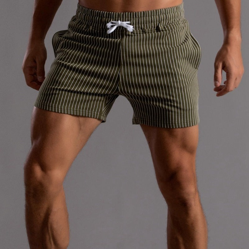 Men's Super-Stretch Workout Shorts, Flexible Gym Shorts for Fitness-The Yellow Prime