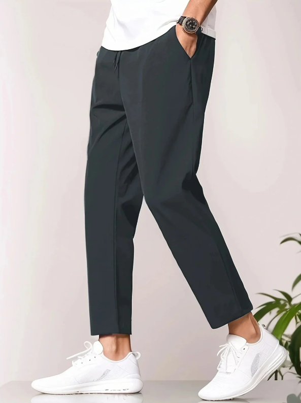 Daniel | Men's Cropped Tapered Leg Pants