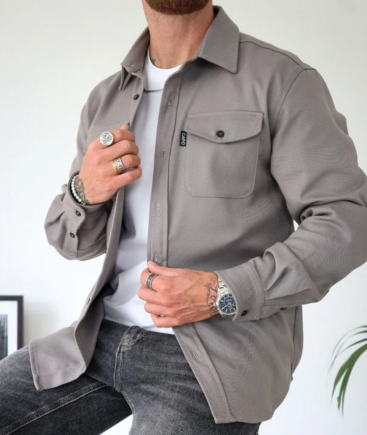 Men's Trendy Autumn Shirt-The Yellow Prime