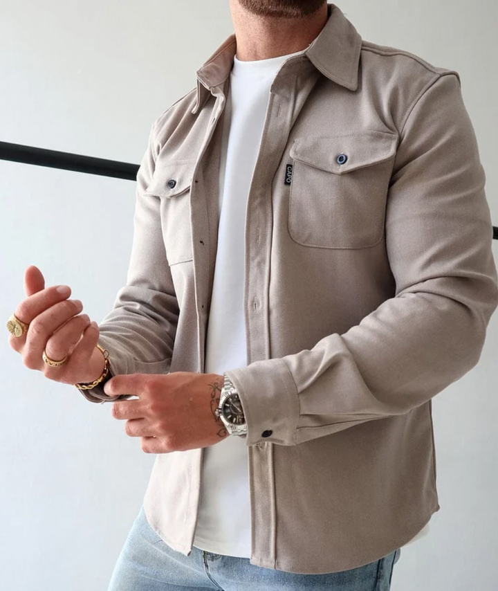Men's Trendy Autumn Shirt-The Yellow Prime