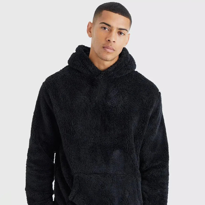 Men's Ultra-Soft Cozy Hoodie for Winter Comfort-The Yellow Prime