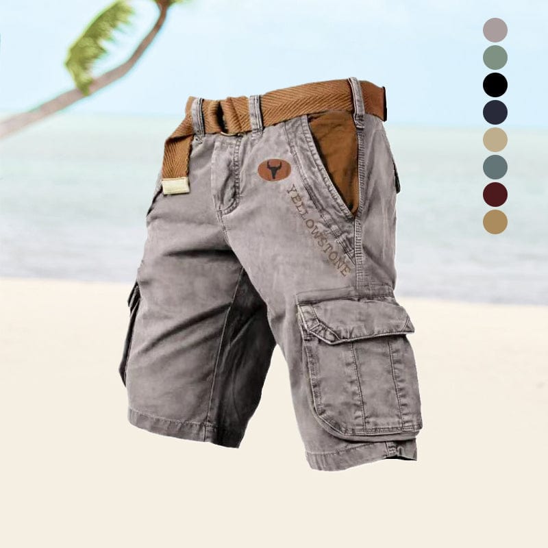 Men's Versatile Cargo Shorts for Everyday Wear-The Yellow Prime