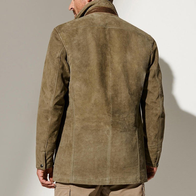Men's Vintage Buckskin Jacket-The Yellow Prime