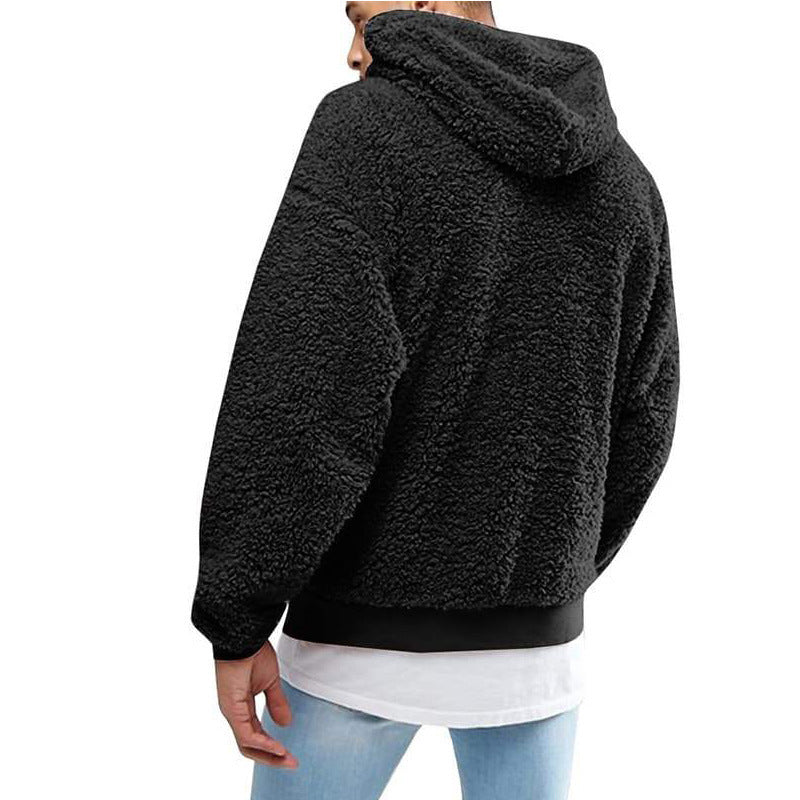 Men's Warm Cozy Sleeveless Hoodie – Oversized Fleece for Winter-The Yellow Prime