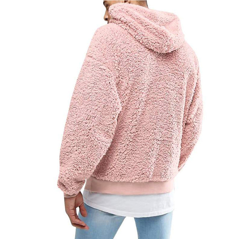 Men's Warm Cozy Sleeveless Hoodie – Oversized Fleece for Winter-The Yellow Prime