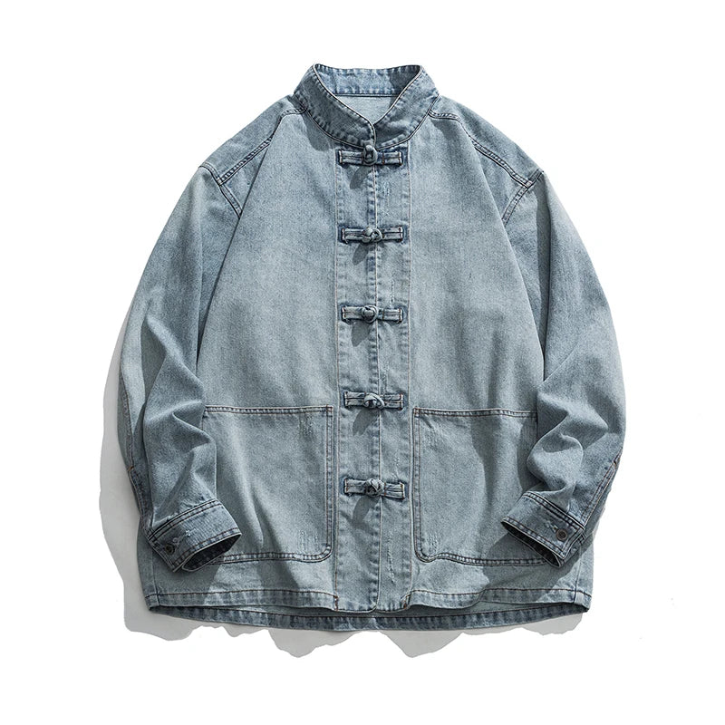 Men's Washed Denim Jacket - Eastbound Style-The Yellow Prime