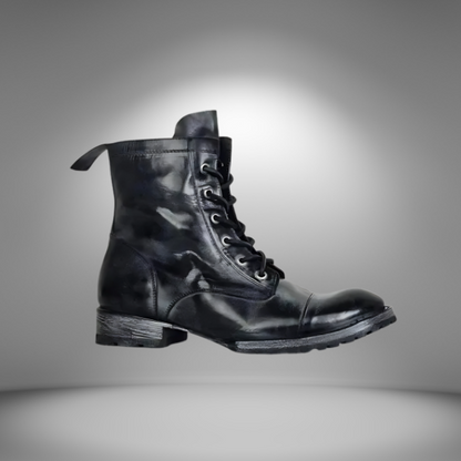 Men's Western Style Vintage Boots-The Yellow Prime