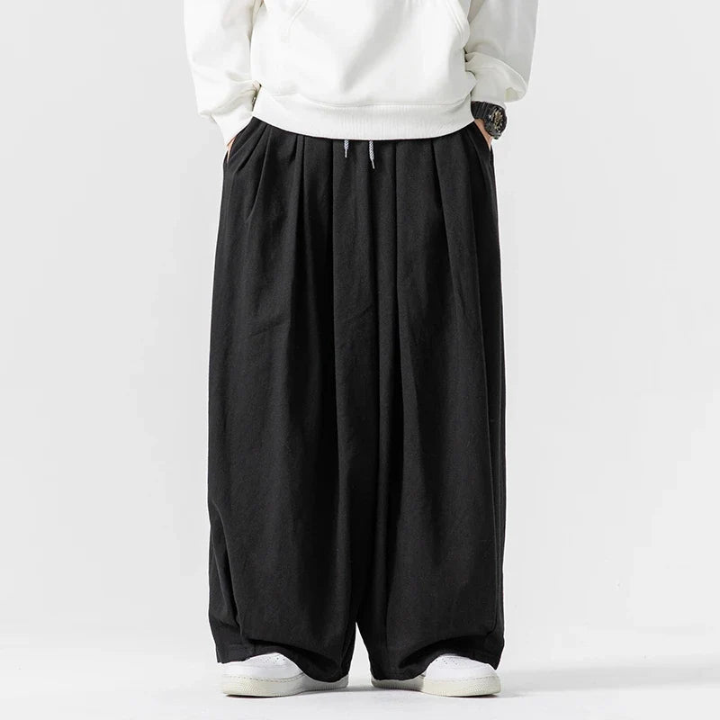 Men's Wide-Leg Pants - Stylish and Comfortable Fit-The Yellow Prime