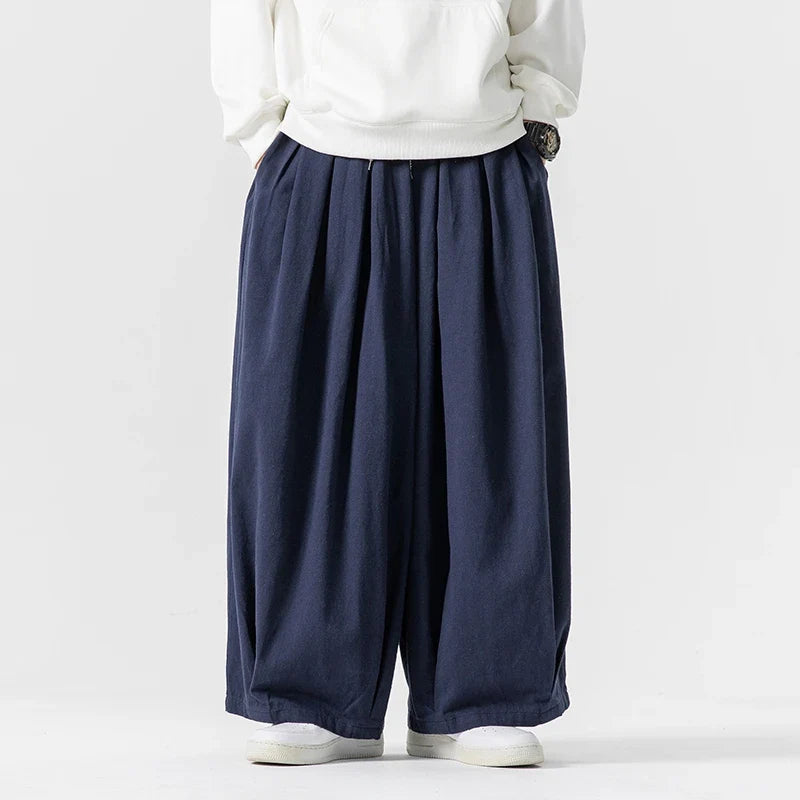 Men's Wide-Leg Pants - Stylish and Comfortable Fit-The Yellow Prime