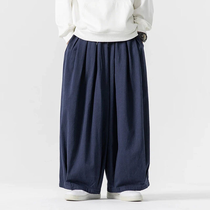 Men's Wide-Leg Pants - Stylish and Comfortable Fit-The Yellow Prime