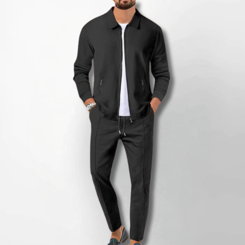 Men's breathable outfit set – stylish for office and leisure-The Yellow Prime