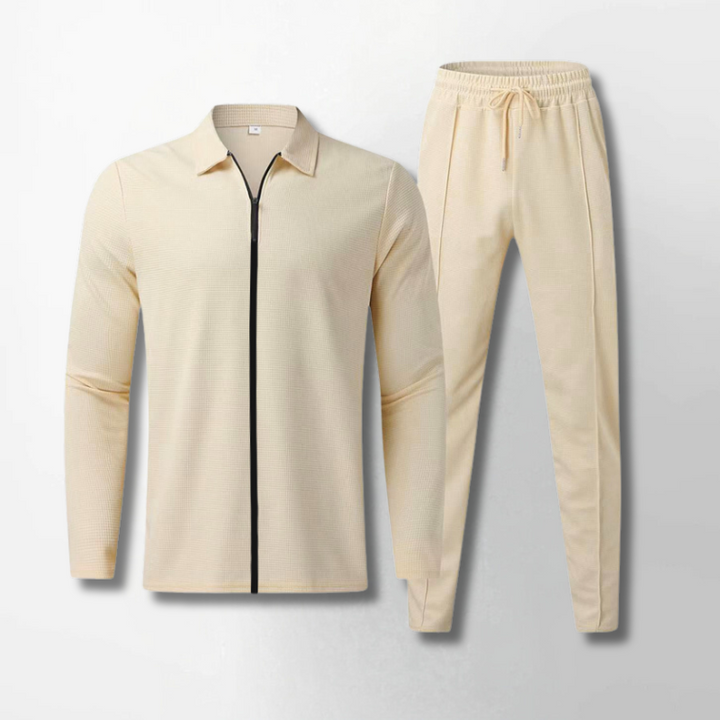 Men's breathable outfit set – stylish for office and leisure-The Yellow Prime