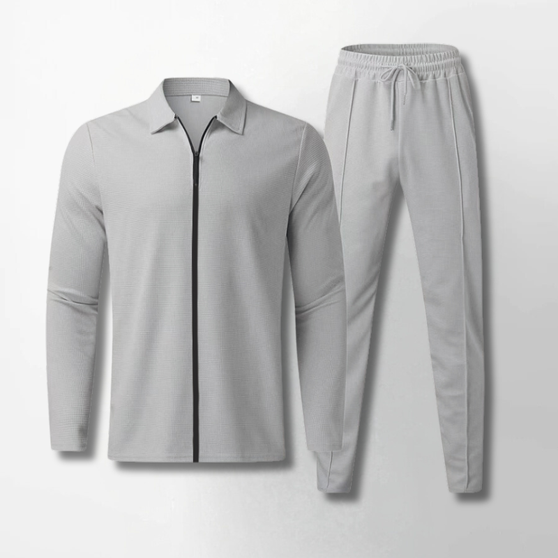 Men's breathable outfit set – stylish for office and leisure-The Yellow Prime