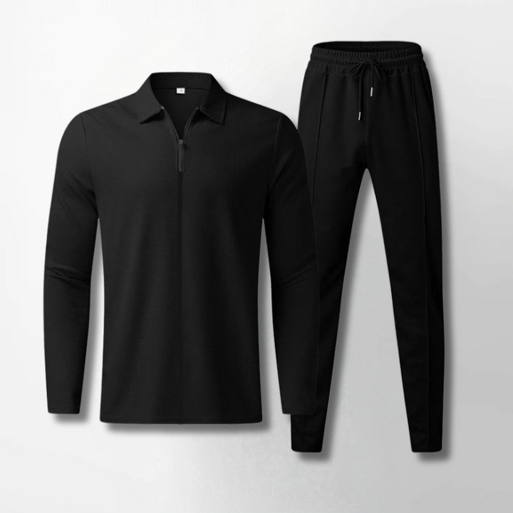 Men's breathable outfit set – stylish for office and leisure-The Yellow Prime