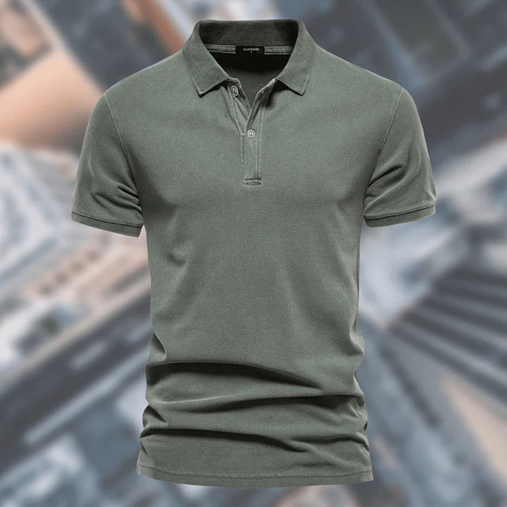 Men's breathable polo shirt – lightweight, relaxed fit for daily wear-The Yellow Prime