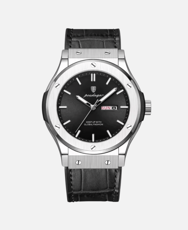 Men's classic stainless steel wristwatch for business and leisure-The Yellow Prime