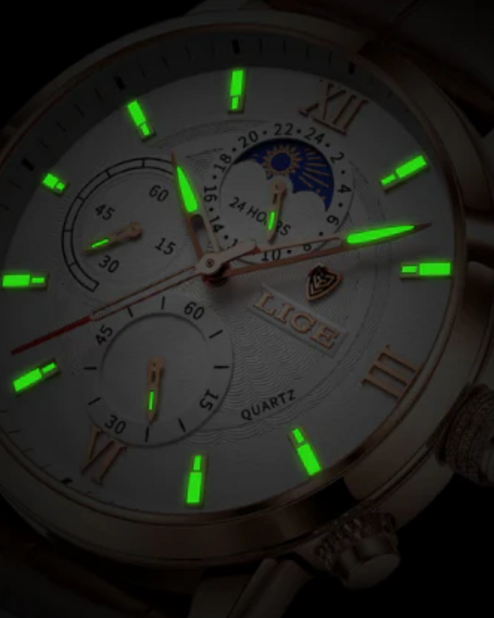 Men's classic stainless steel wristwatch for business and leisure-The Yellow Prime
