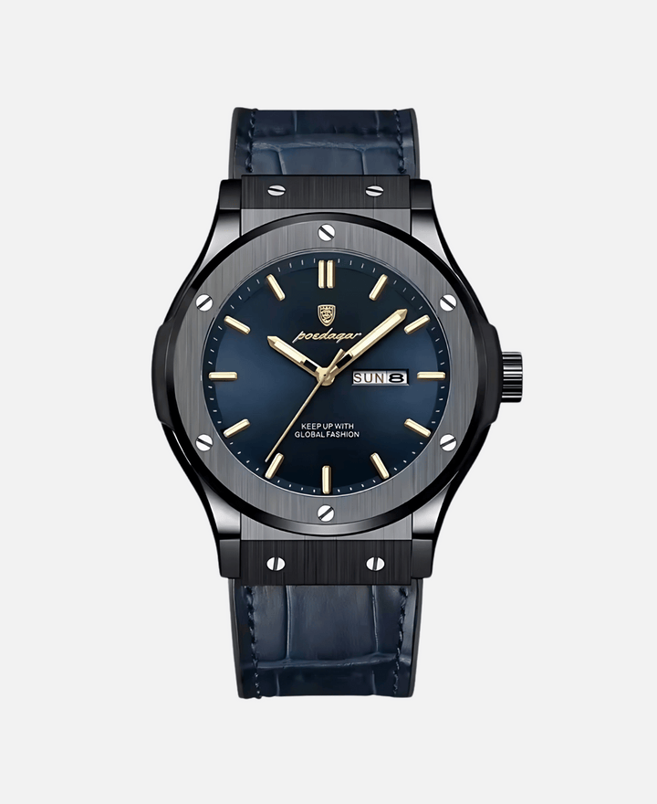Men's classic stainless steel wristwatch for business and leisure-The Yellow Prime