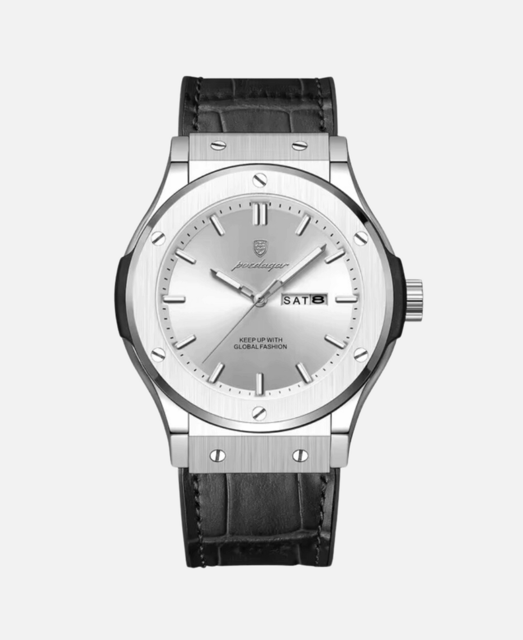 Men's classic stainless steel wristwatch for business and leisure-The Yellow Prime