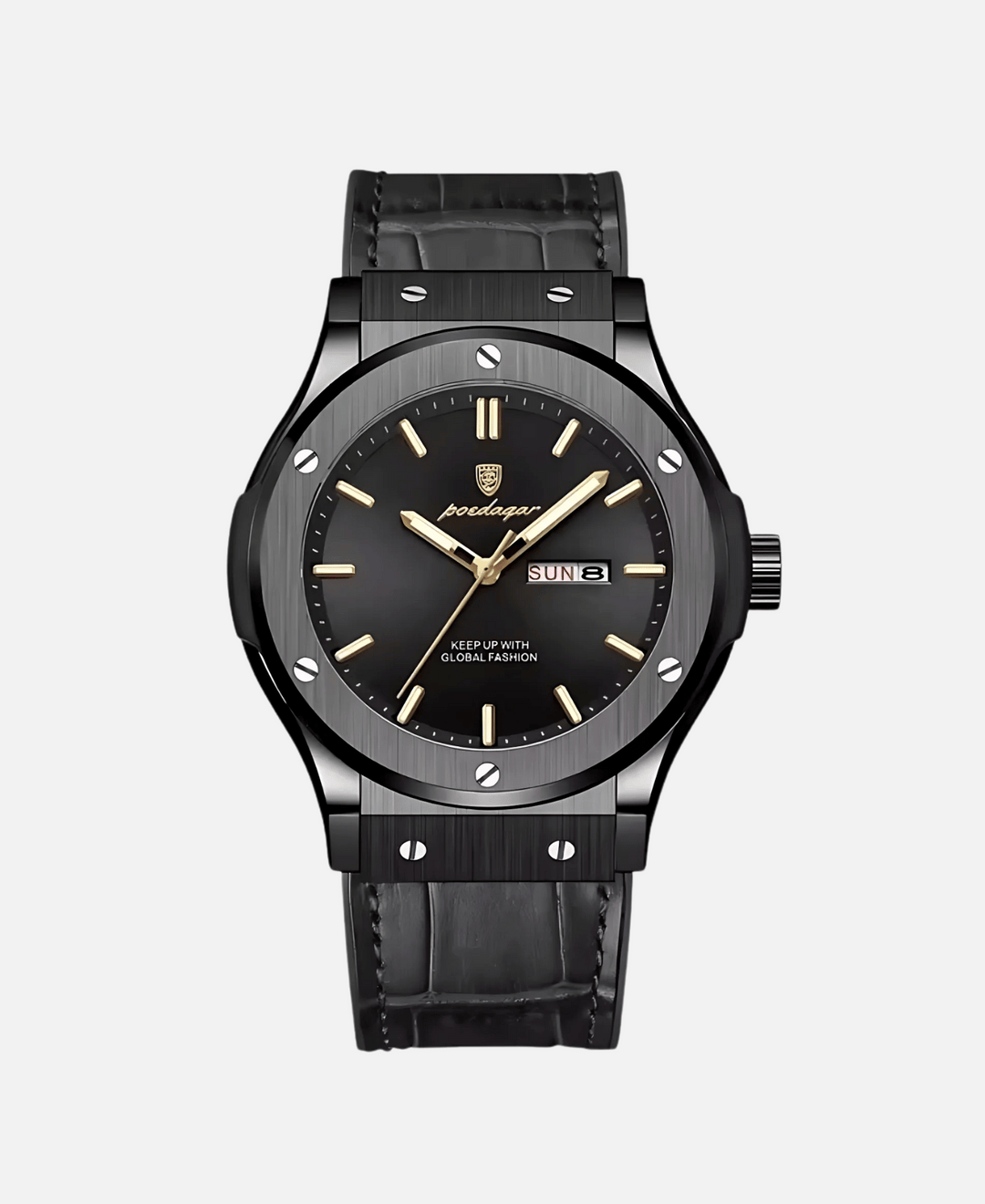 Men's classic stainless steel wristwatch for business and leisure-The Yellow Prime