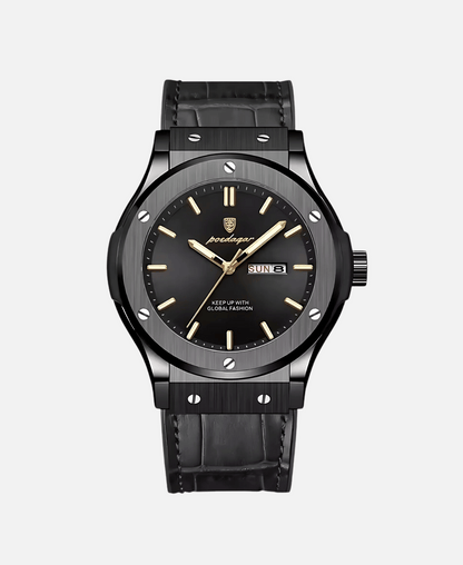 Men's classic stainless steel wristwatch for business and leisure-The Yellow Prime
