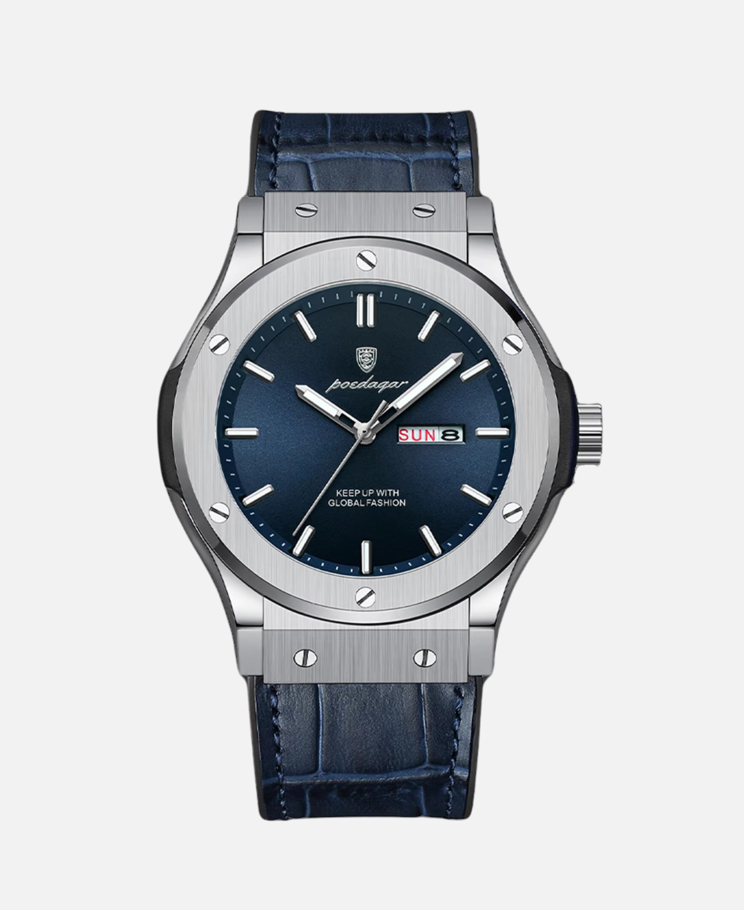 Men's classic stainless steel wristwatch for business and leisure-The Yellow Prime