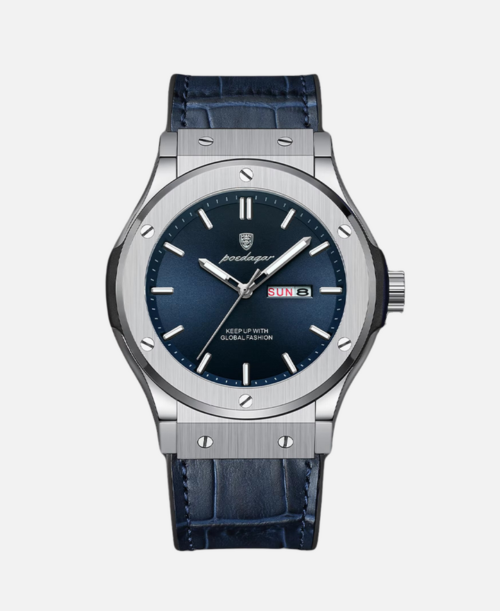 Men's classic stainless steel wristwatch for business and leisure-The Yellow Prime