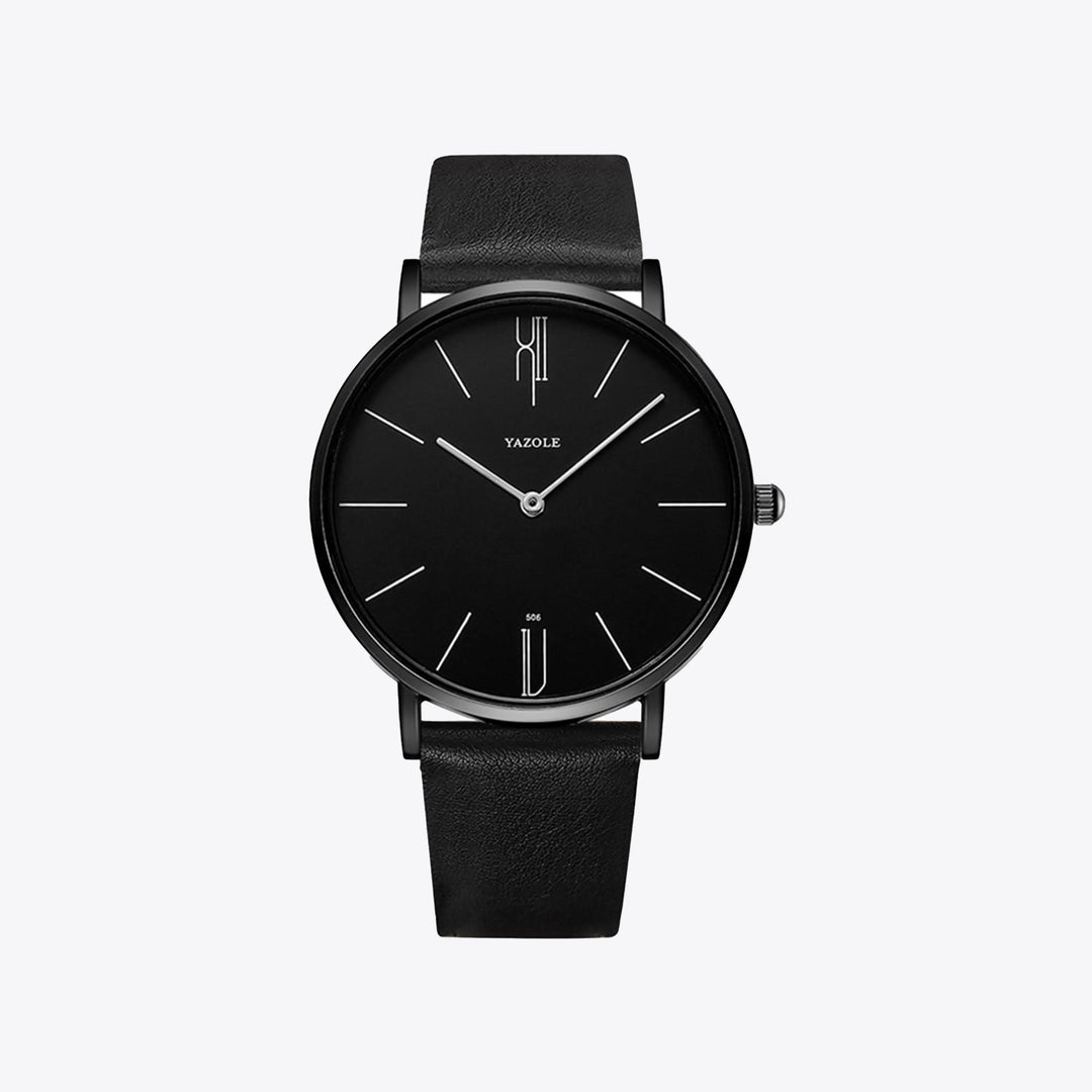 Men's classic stainless steel wristwatch for special occasions-The Yellow Prime