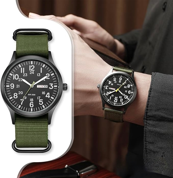Men's durable outdoor watch – waterproof and scratch-resistant design-The Yellow Prime