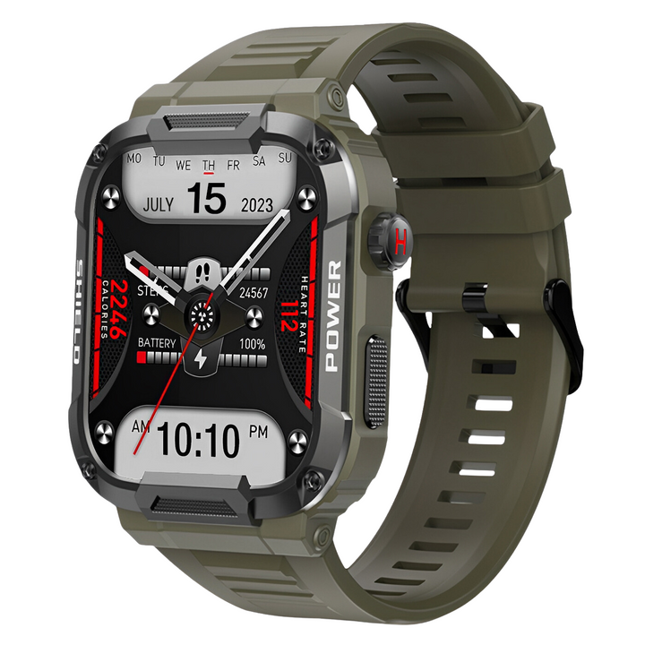 Men's durable smartwatch – advanced fitness tracker, waterproof design-The Yellow Prime