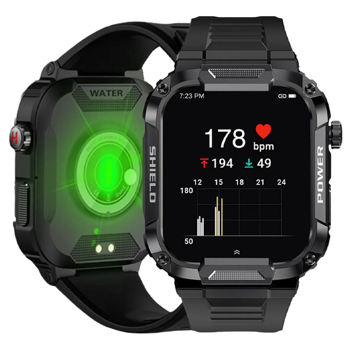 Men's durable smartwatch – advanced fitness tracker, waterproof design-The Yellow Prime
