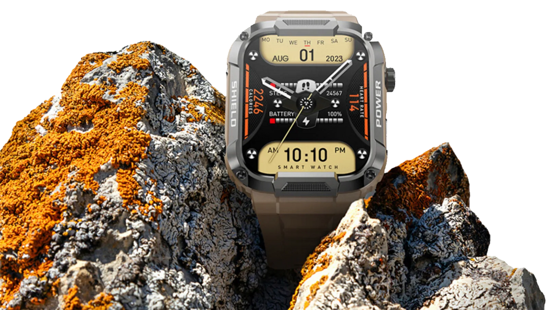 Men's durable smartwatch – advanced fitness tracker, waterproof design-The Yellow Prime