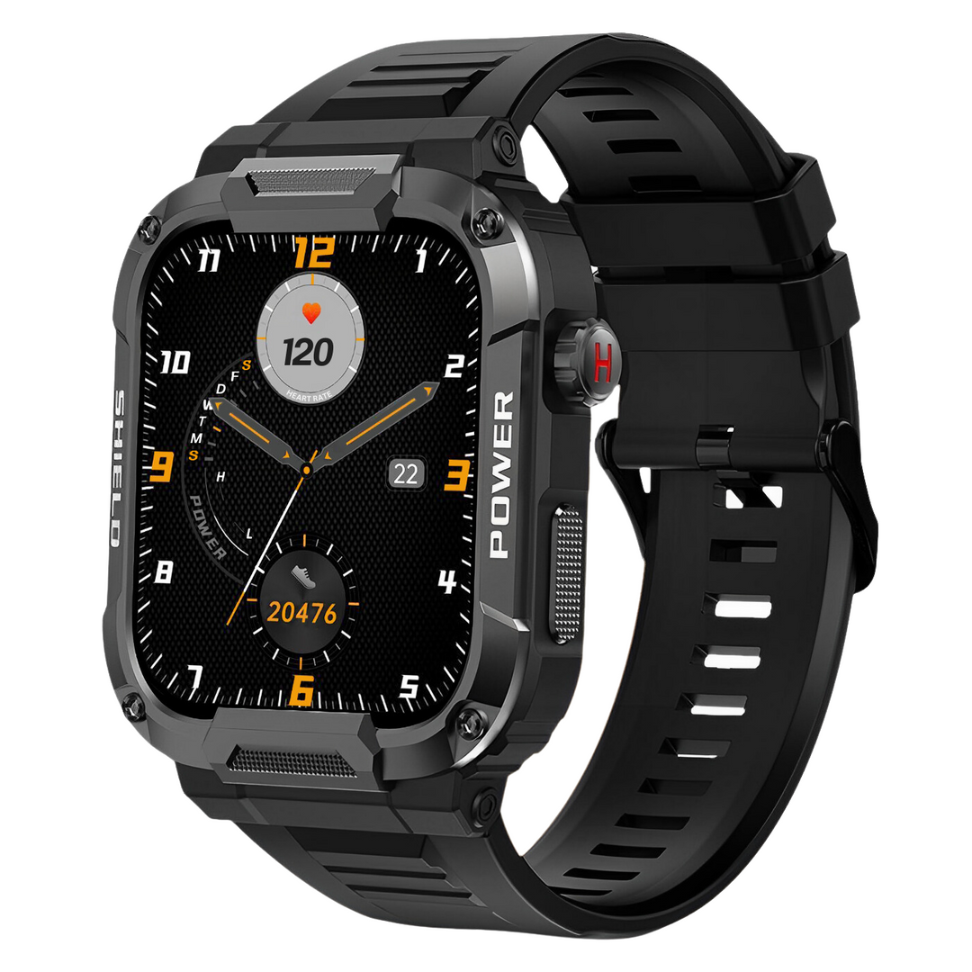 Men's durable smartwatch – advanced fitness tracker, waterproof design-The Yellow Prime