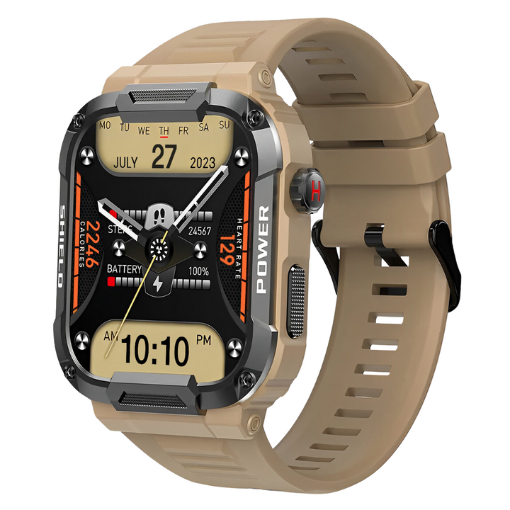 Men's durable smartwatch – advanced fitness tracker, waterproof design-The Yellow Prime