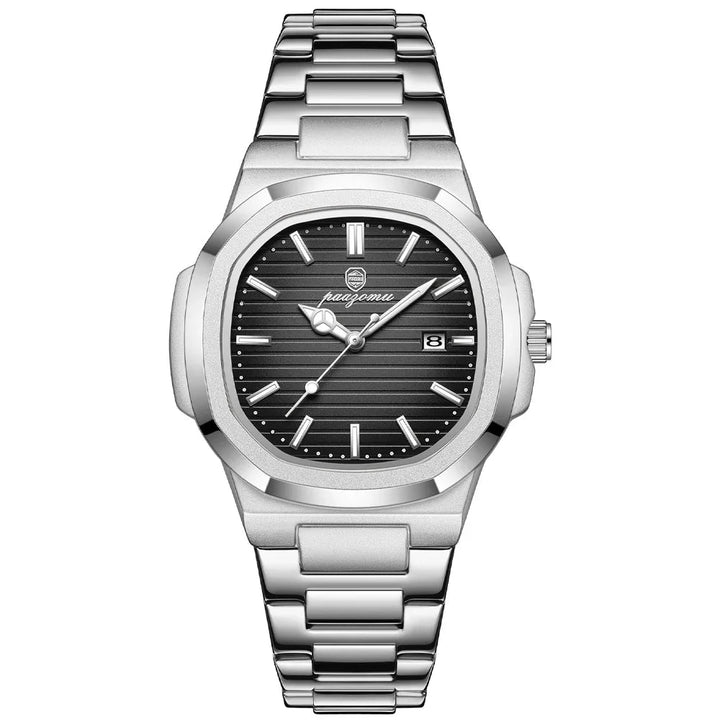 Men's durable stainless steel watch – classic, waterproof, everyday use-The Yellow Prime