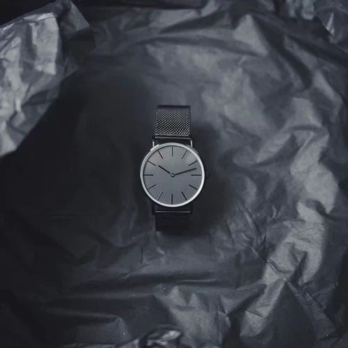Men's minimalist quartz wristwatch for all occasions-The Yellow Prime