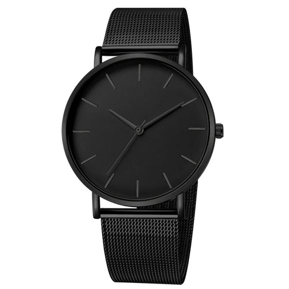 Men's minimalist quartz wristwatch for all occasions-The Yellow Prime