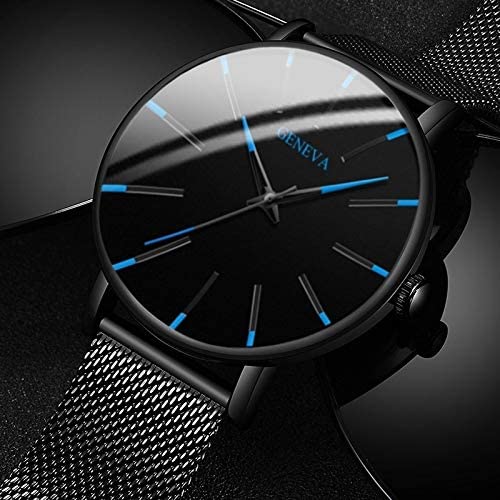 Men's minimalist stainless steel business watch for everyday wear-The Yellow Prime