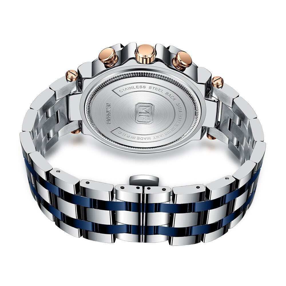 Men's modern stainless steel wristwatch for any occasion-The Yellow Prime