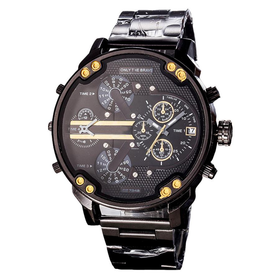 Men's sleek chronograph watch – sophisticated stainless steel design-The Yellow Prime