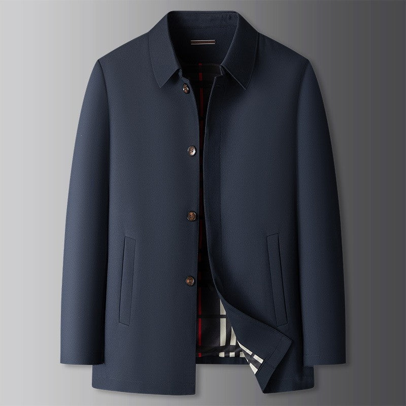 Men's Waterproof Rain Coat – Classic Style and Weather-Resistant