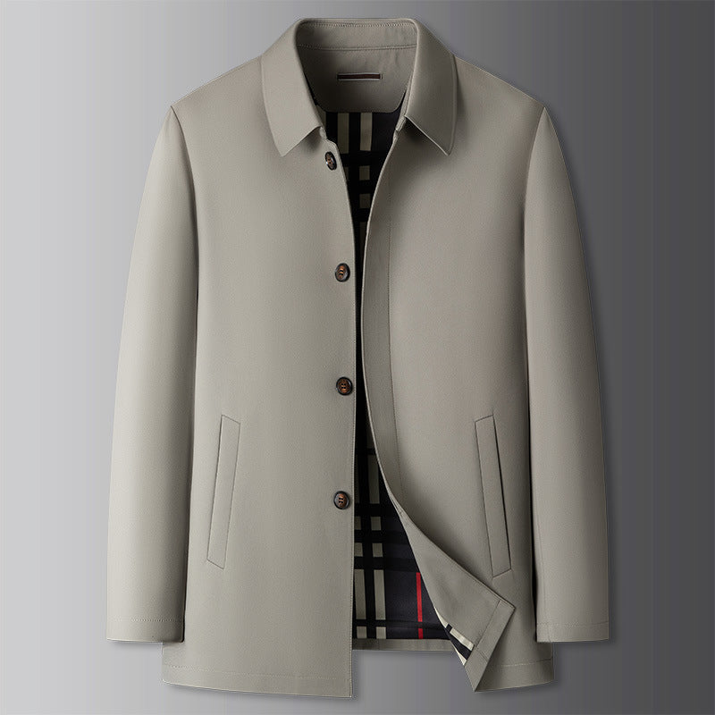 Men's Waterproof Rain Coat – Classic Style and Weather-Resistant