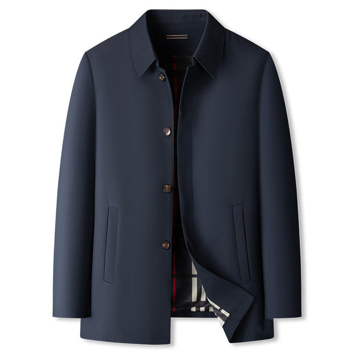 Men's Waterproof Rain Coat – Classic Style and Weather-Resistant