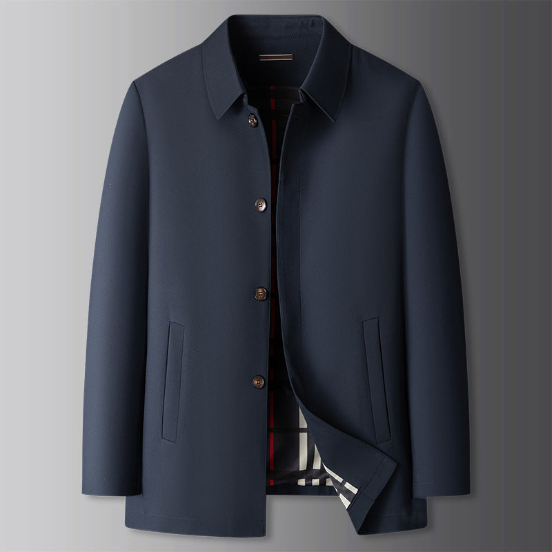 Men's Waterproof Rain Coat – Classic Style and Weather-Resistant