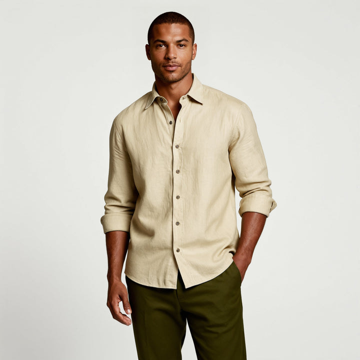 Men's Stylish Vintage-Inspired Long Sleeve Classic Shirt