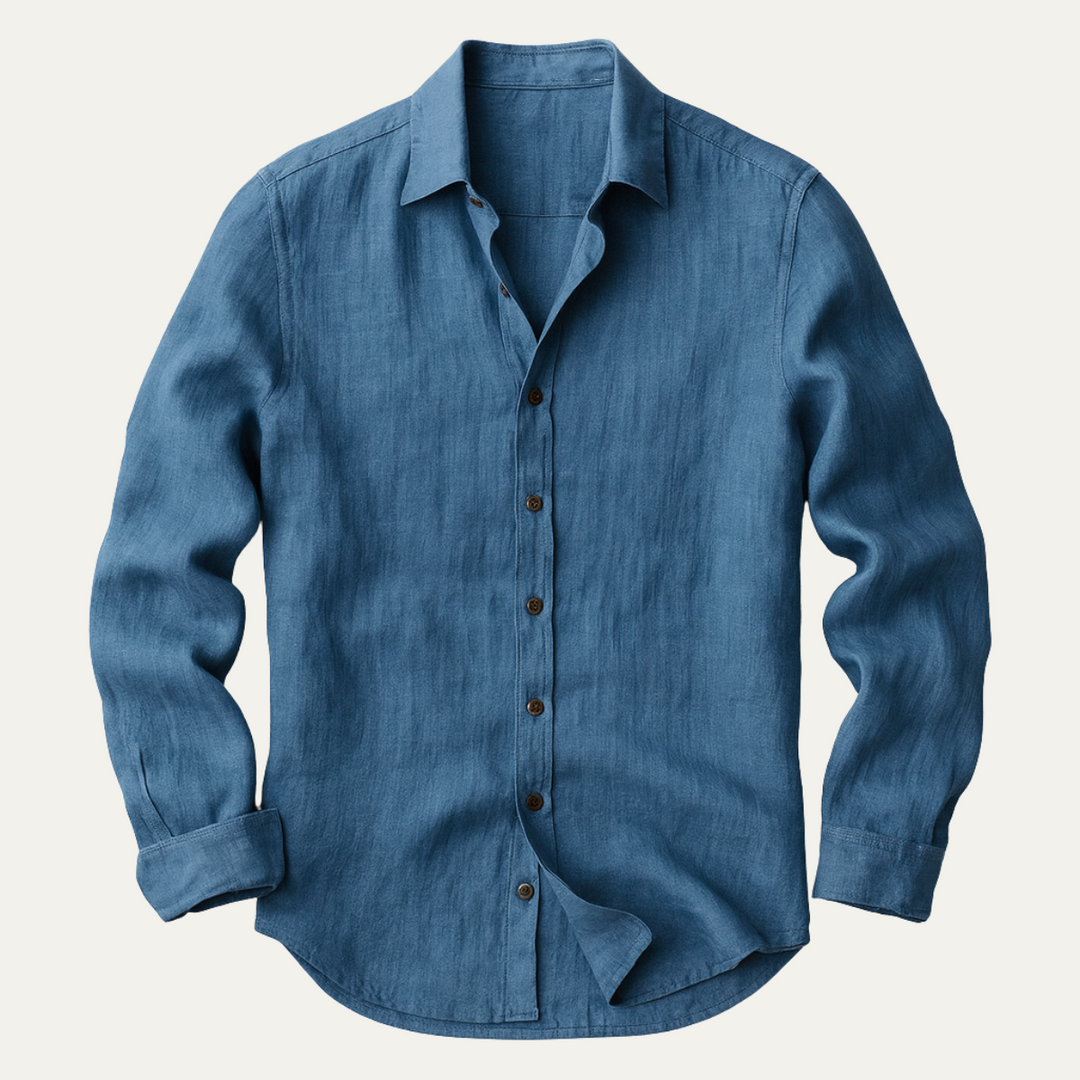 Men's Stylish Vintage-Inspired Long Sleeve Classic Shirt