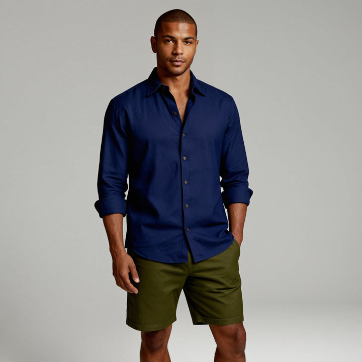 Men's Stylish Vintage-Inspired Long Sleeve Classic Shirt