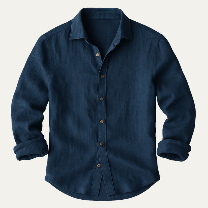 Men's Stylish Vintage-Inspired Long Sleeve Classic Shirt