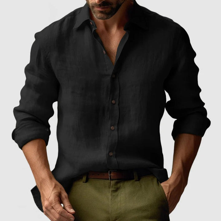 Men's Stylish Vintage-Inspired Long Sleeve Classic Shirt