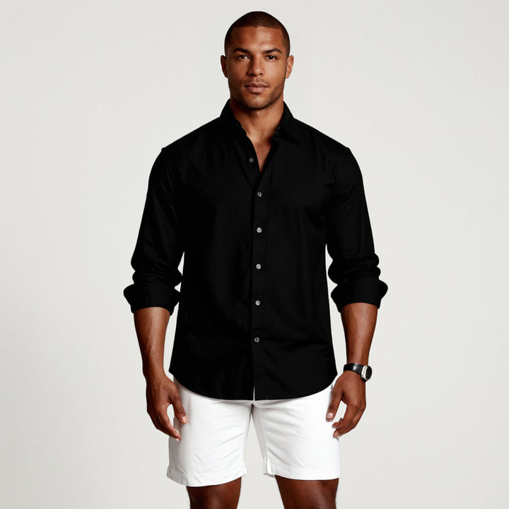 Men's Stylish Vintage-Inspired Long Sleeve Classic Shirt